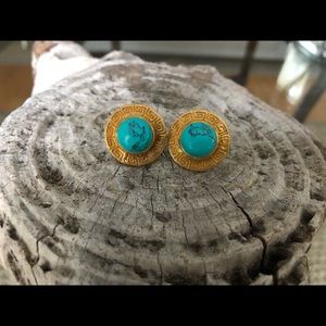 Julie Vos 24 kt gold plated earrings